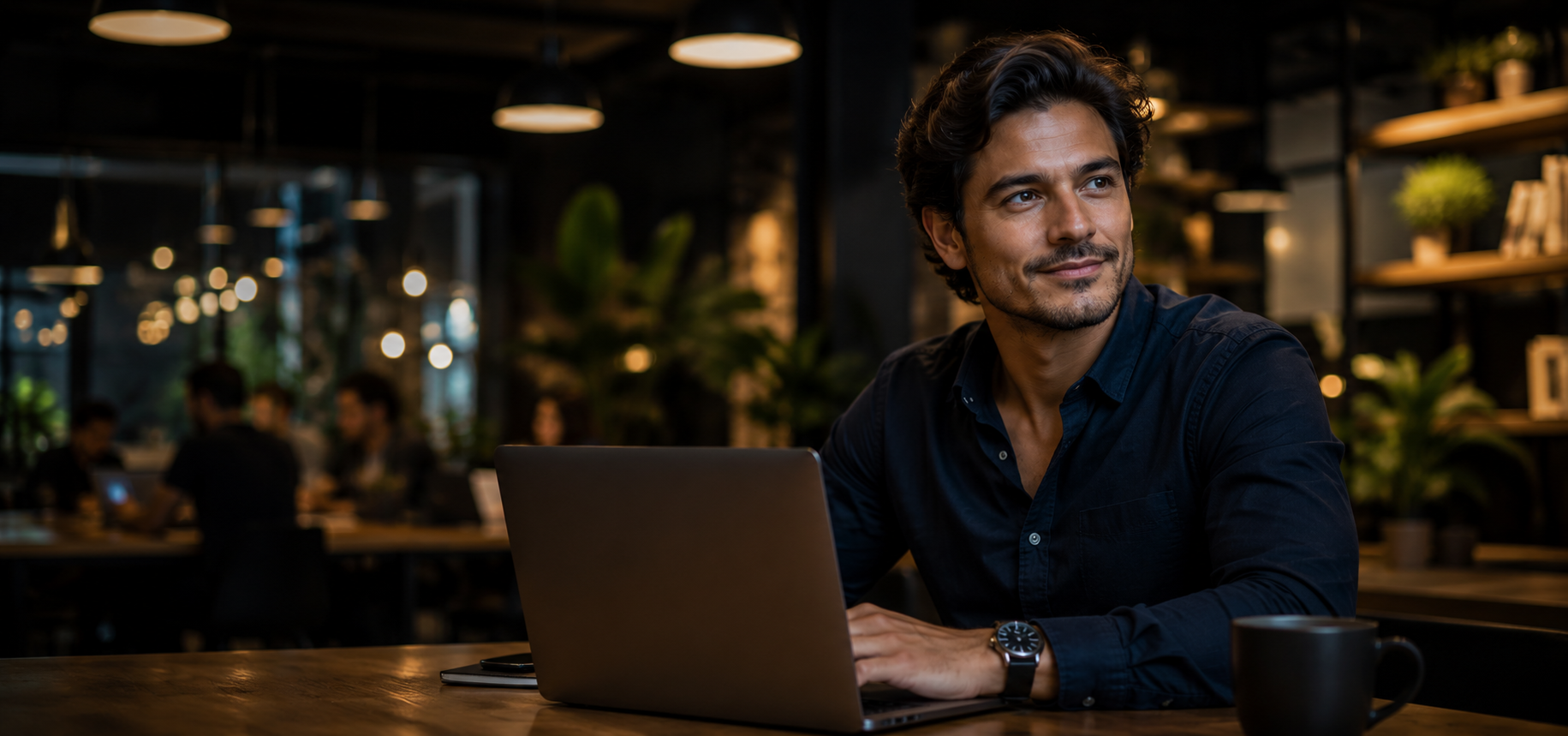 Profesional trabajando desde coworking — Programa de Afiliados Ruiz Daza